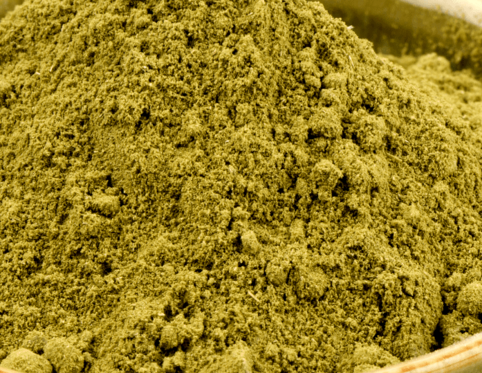 Polvo de hoja de moringa