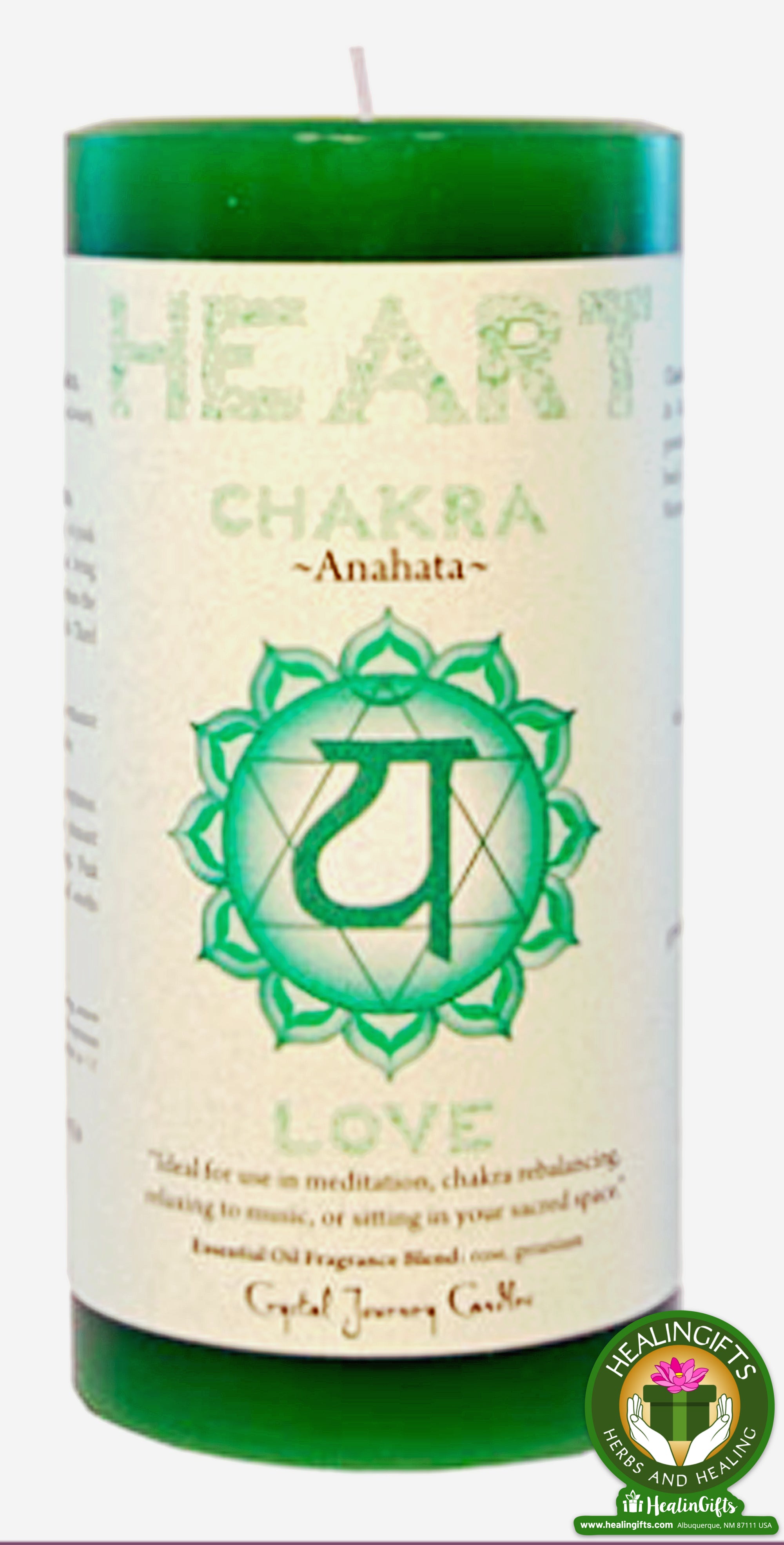 Velas del pilar de los chakras