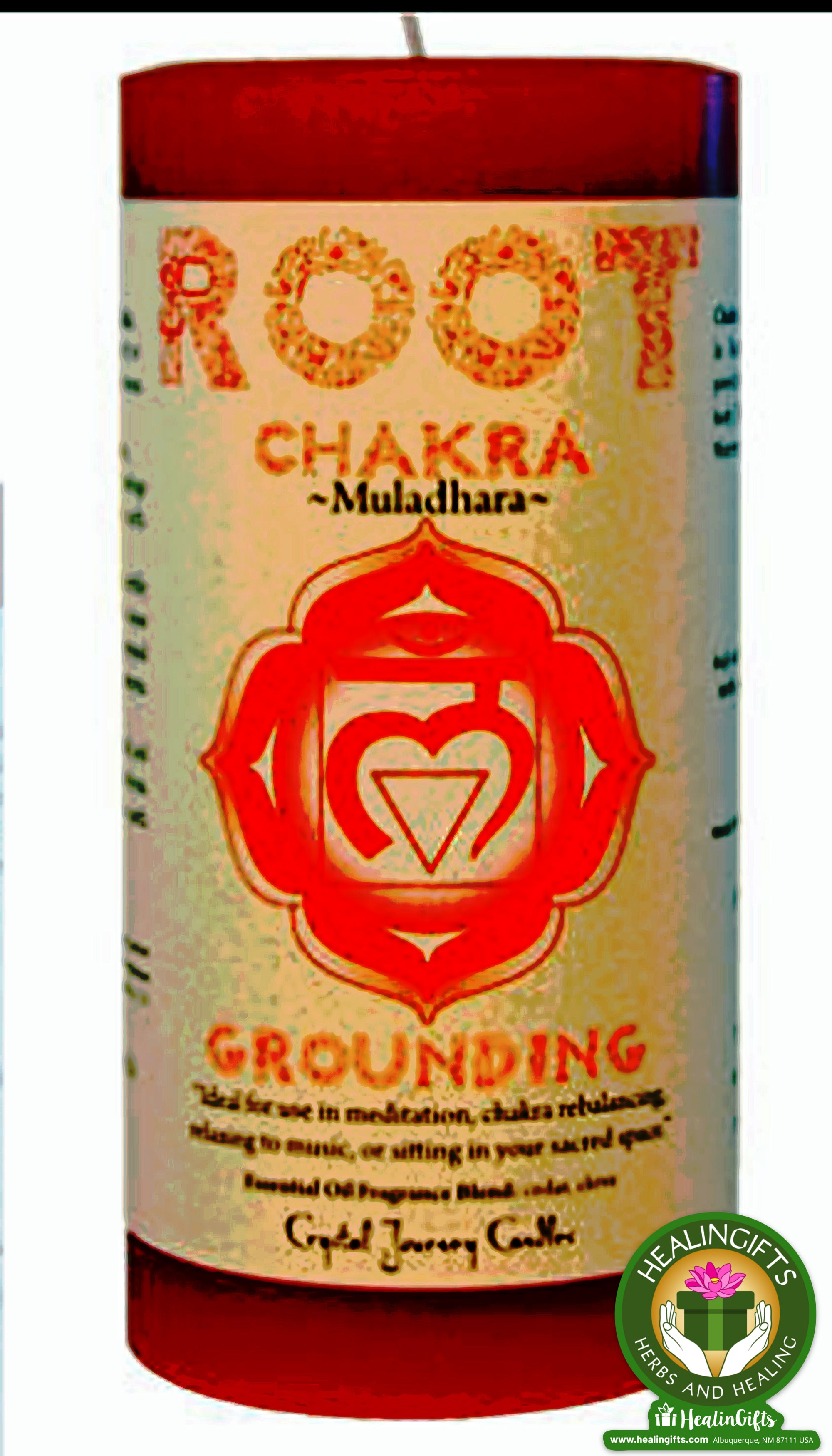 Velas del pilar de los chakras