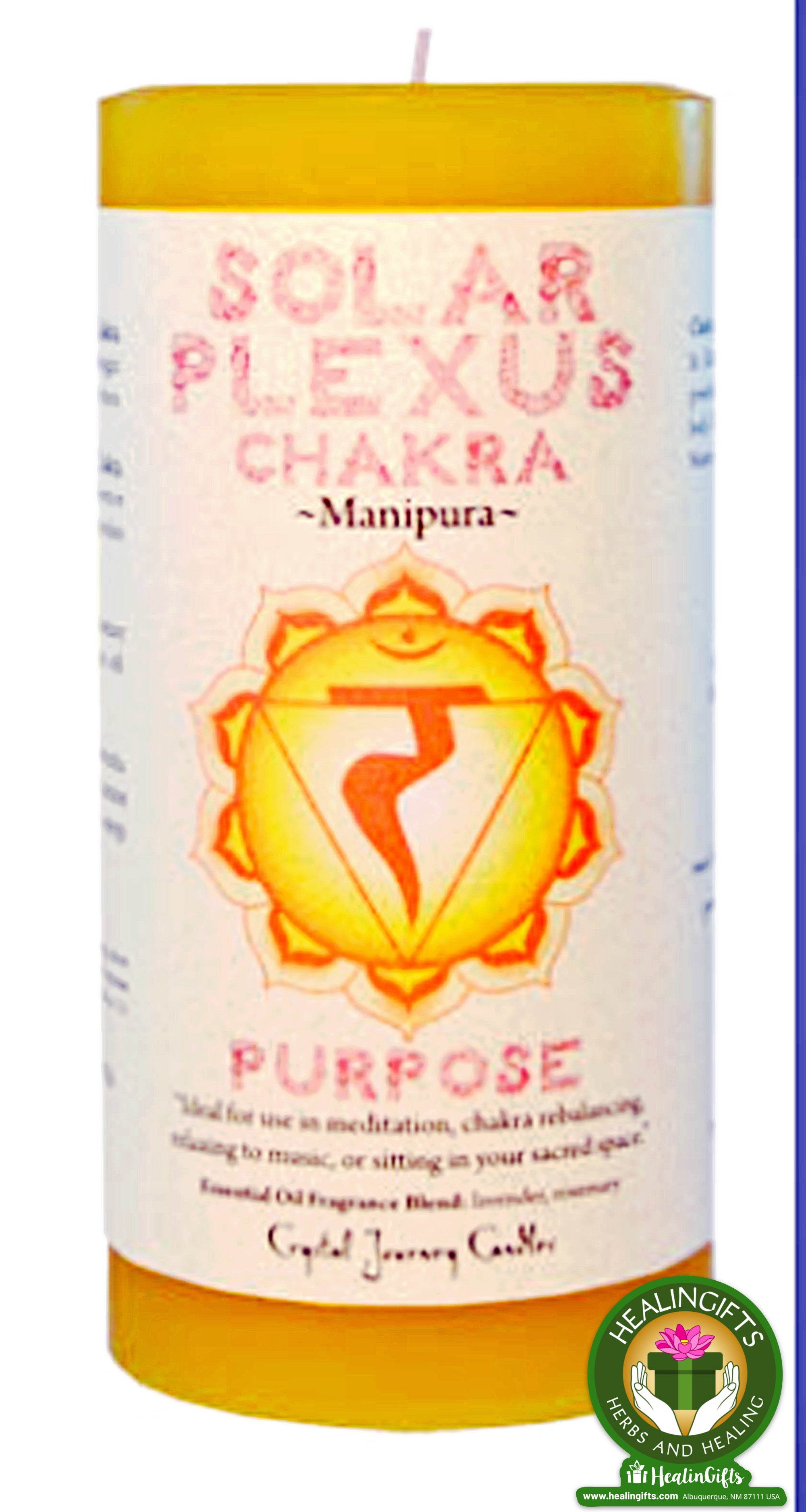 Velas del pilar de los chakras