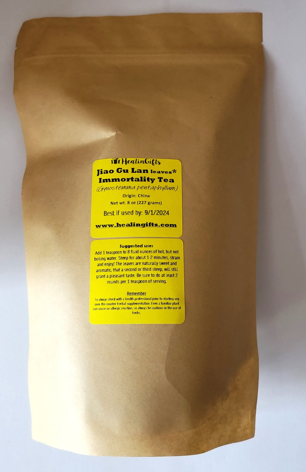 Jiaogulan, Gynostemma, Superior herb tea leaves, Immortality Tea Pinyin