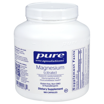 Magnesium (Citrate) 180 capsules