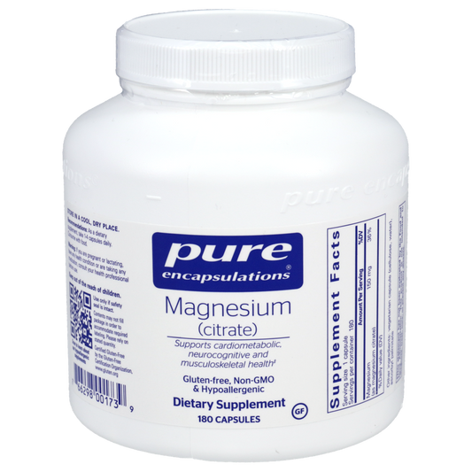 Magnesium (Citrate) 180 capsules