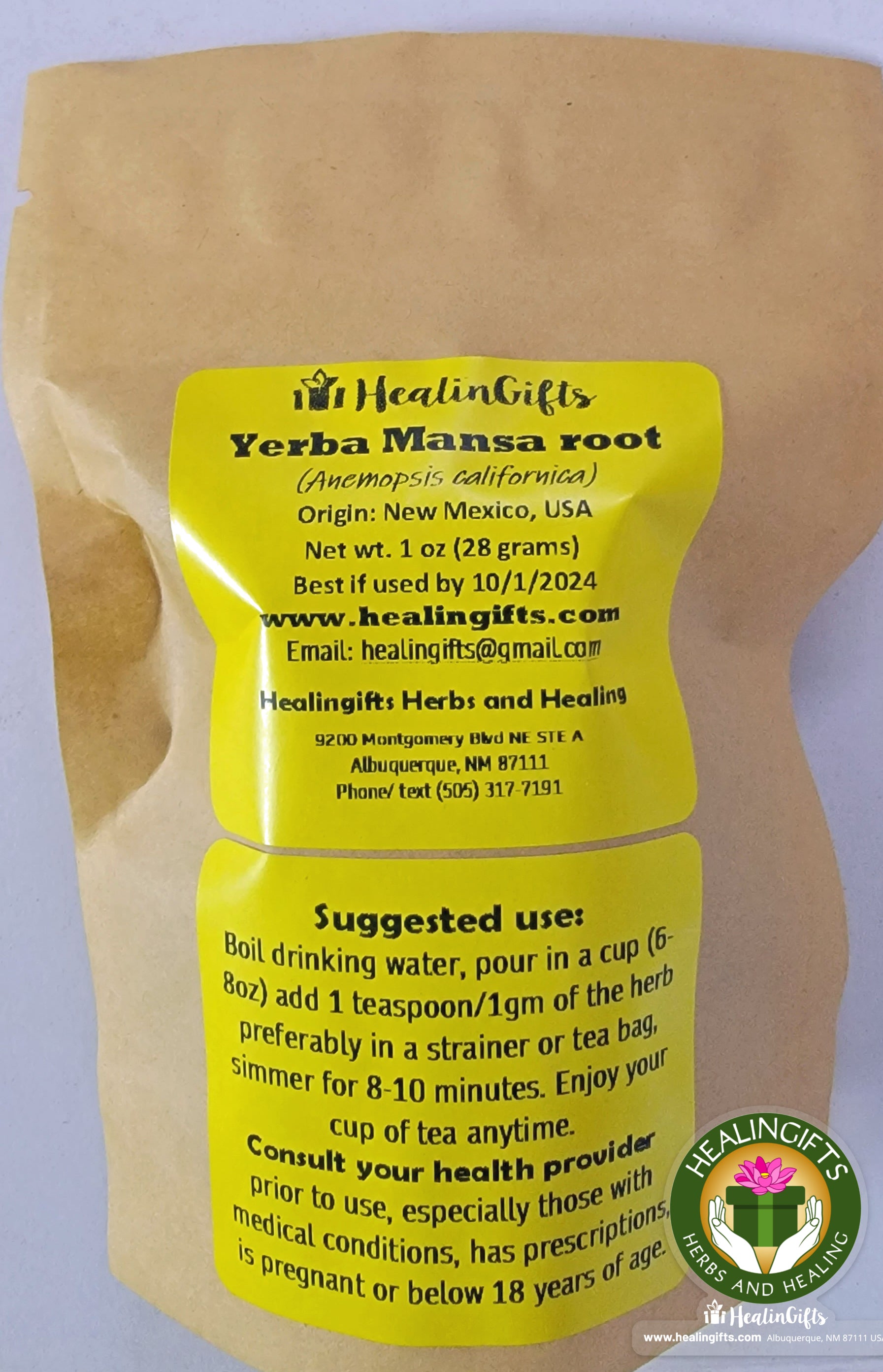 Yerba Mansa Yerba del Manzo Yerba Manza Hierba de Intercambio Anemopsis Californica