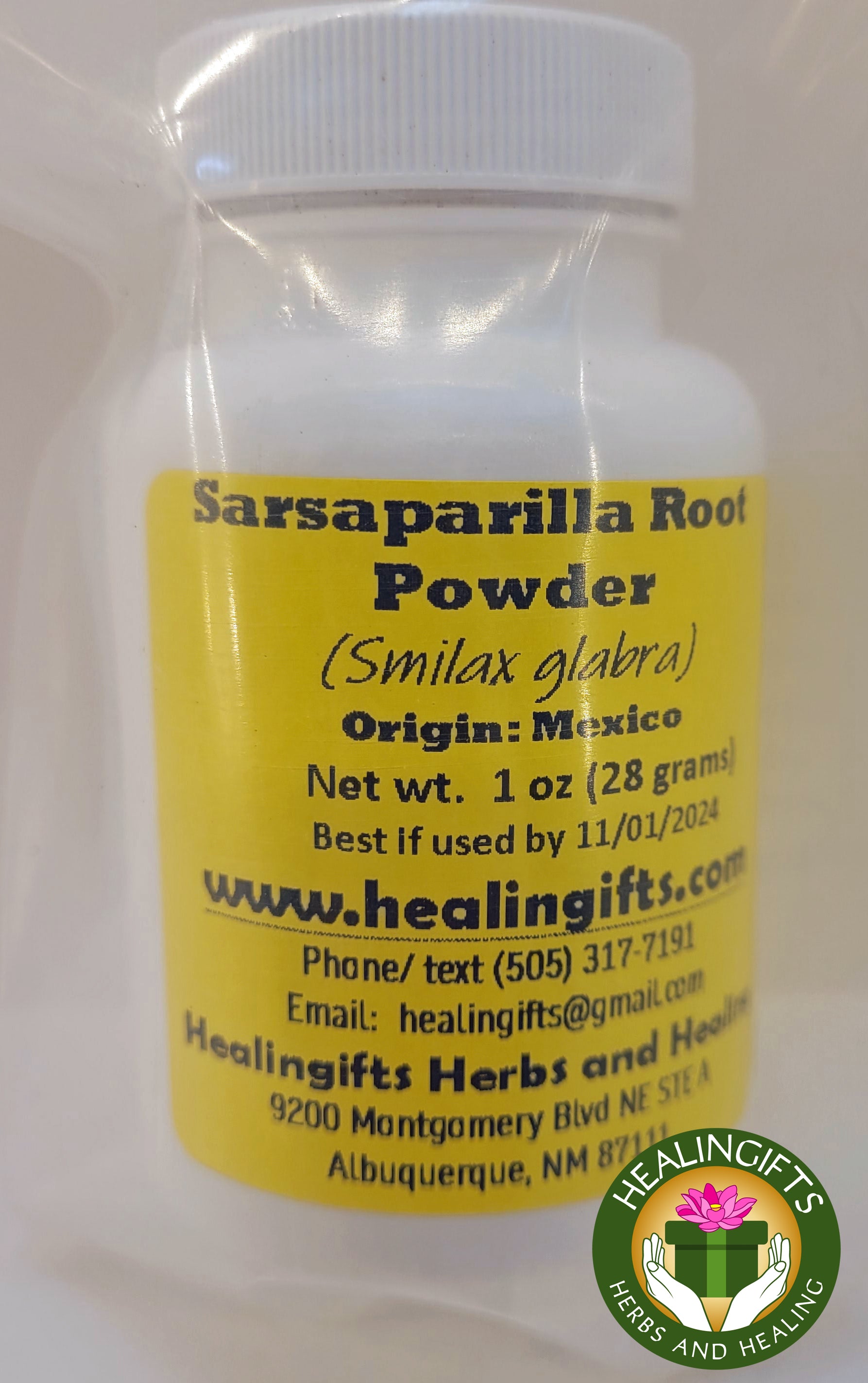 Sarsaparilla Root (Mexico), Cut - 1 Lb