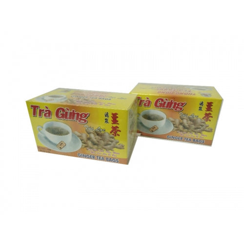 Vietnamese Ginger Tea - Tra Gung - 25 Bags x 2g - New & Sealed 2 bxs