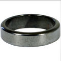 Anillo Hematita Banda Liso Magnético