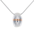 Colgante Orbe 5G con Anillo Dorado 